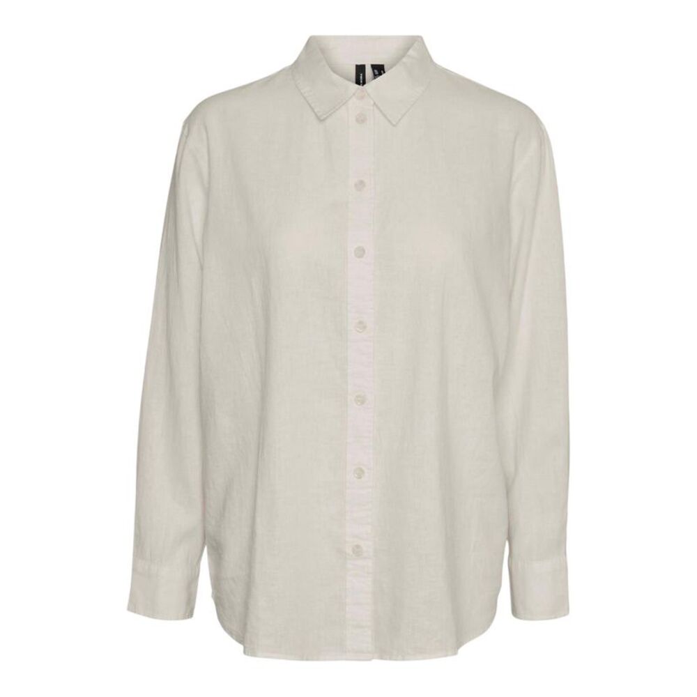 Vero Moda Womens/Ladies Linen Blend Regular Shirt / Moonbeam